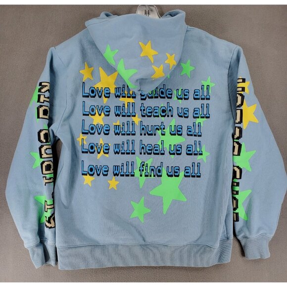 Cactus Plant Flea Market Kid Cudi Enter Galactic Hoodie M Glow Long Beach Stars - Picture 2 of 7